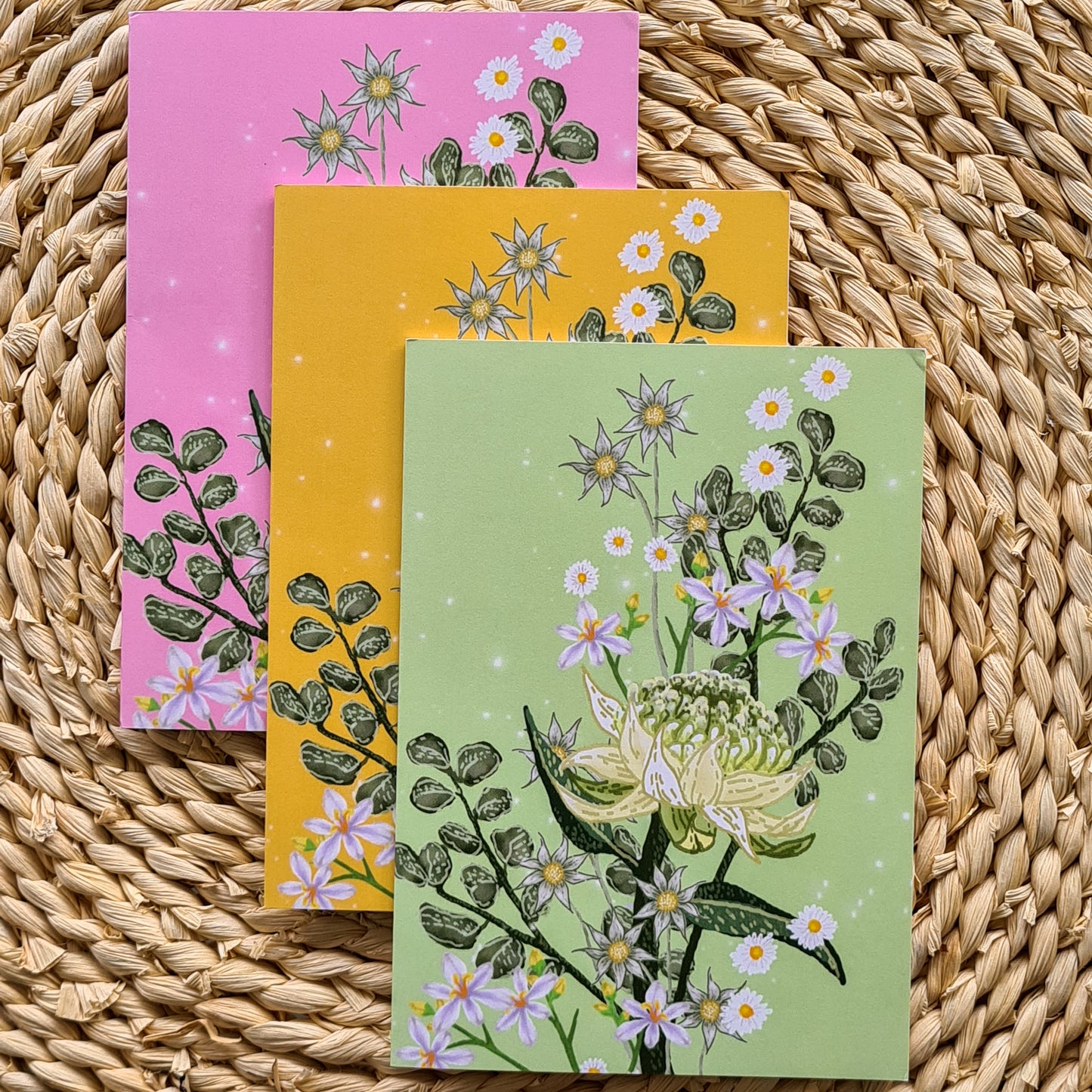 FLORAL GREETING CARD TRIO